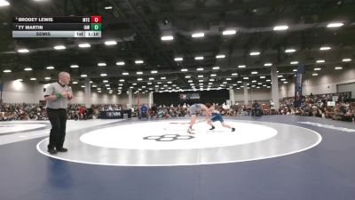 100 lbs Semis - Brodey Lewis, Maverick Training Center vs Ty Martin, Immortal Athletics WC