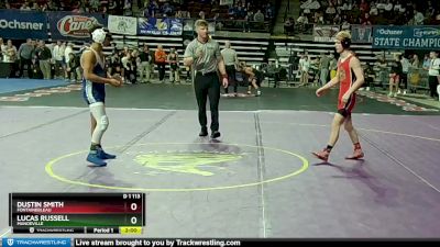 D 1 113 lbs Champ. Round 1 - Lucas Russell, Mandeville vs Dustin Smith, Fontainebleau