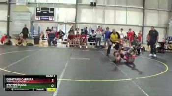 100 lbs Round 2 (6 Team) - Demitrios Carrera, American Gladiators vs Kwynn Boggs, Death Squad