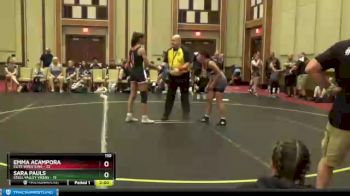 110 lbs Quarterfinals (8 Team) - MARLOWE DONATO, Elite Wrestling vs Sara McLaughlin, Steel Valley Vixens