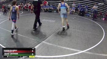 112 lbs Quarterfinals (8 Team) - Kason Blakely, Team Oregon vs Trypp Crowder, Kentucky