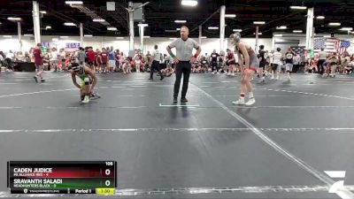 106 lbs Round 3 (4 Team) - Sravanth Saladi, Headhunters Black vs Caden Judice, PA Alliance Red