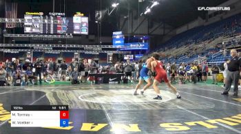 182 lbs Cons 8 #2 - Mario Tormey, Illinois vs Wyatt Voelker, Iowa