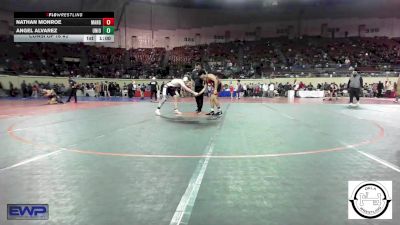 161 lbs Consi Of 16 #2 - Angel Alvarez, Union JH vs Nathan Monroe, Mangum Wrestling