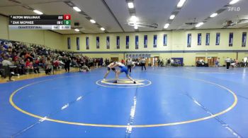 184 lbs Quarterfinal - Zak McPhee, Wisconsin-Eau Claire vs Alton Mullinax, Aurora Universtiy