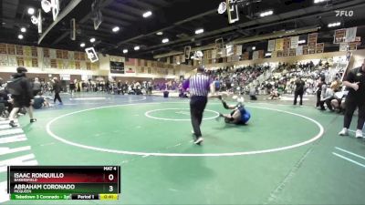 120 lbs Cons. Semi - Abraham Coronado, McQueen vs Isaac Ronquillo, Bakersfield