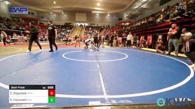 85 lbs Semifinal - Colt Ragsdale, Pryor Tigers vs Kamden Caywood, HURRICANE WRESTLING ACADEMY