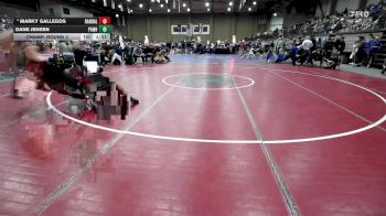 190 lbs Champ. Round 3 - Dane Jensen, Pawhuska vs Marky Gallegos, Randall