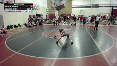 97 lbs Quarters - Hudson Barber vs Benjamin Mack, Pursuit Wrestling