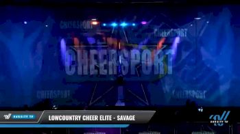 Lowcountry Cheer Elite - Savage [2021 L2 Senior - D2 - Small Day 2] 2021 CHEERSPORT National Cheerleading Championship