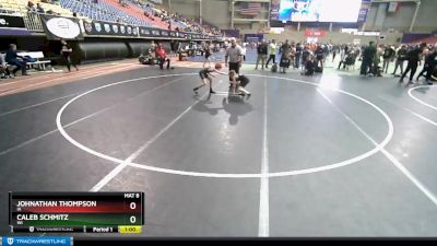 71 lbs Quarterfinal - Johnathan Thompson, IA vs Caleb Schmitz, WI