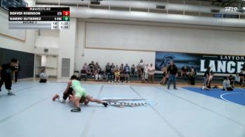 151-161 lbs Round 2 - Denver Robinson, Syracuse Titans Wrestling vs Ramiro Gutierrez, RWC - Roy Wrestling Club