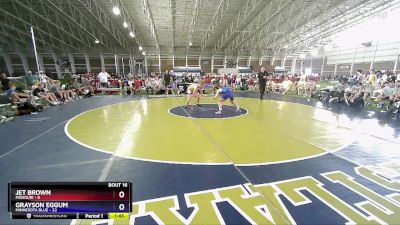 132 lbs Placement Matches (8 Team) - Jet Brown, Missouri vs Grayson Eggum, Minnesota Blue