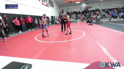 70-73 lbs Rr Rnd 1 - Tsu-tli Christie-Vangen, Fort Gibson Youth Wrestling vs Stetson Jefferson, Raw Wrestling Club