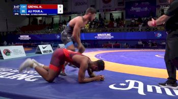 92 kg Final 3-5 - Michealjeet Grewal, Canada vs Amir Ali Pour, Iran