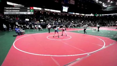 128 lbs Cons. Round 5 - Taylor Hatherill, BKV1 vs Kellen Wireman, AEM3