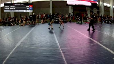 45 lbs 3rd Place Match - Diego Flores, Wyoming vs Ridge Jessop, Ryse Wrestling Academy