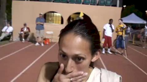 Desiree Davila after PR and track record 15:55 5k 2010 ASU Sun Angel Classic