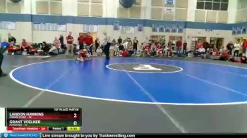 125 lbs Placement (4 Team) - Grant Voelker, Mater Dei vs Landon Hawkins, Crown Point