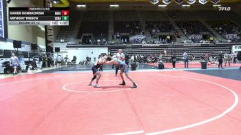 157 lbs Round Of 16 - Xavier Dombkowski, Mercyhurst vs Anthony Tresch, Usmaps