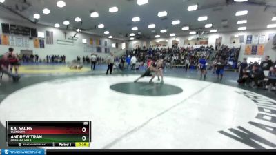 126 lbs Cons. Round 2 - Andrew Tran, Granada Hills vs Kai Sachs, Glendora