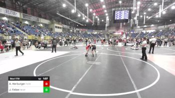 123 lbs Quarterfinal - Alex Herburger, Pueblo East vs Jaxon Felker, Bear Cave WC