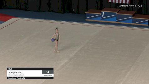 Jaelyn Chin - Ball, Bessonova's school - 2021 Rhythmic Elite Qualifier