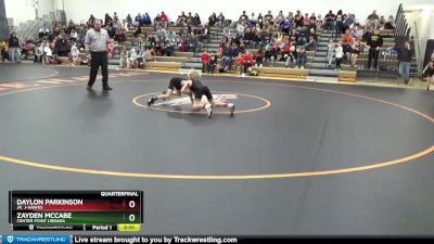 B-6 lbs Quarterfinal - Zayden McCabe, Center Point Urbana vs Daylon Parkinson, Jr. J-Hawks