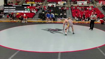 157 lbs Cons. Round 3 - Lucas Clement, Quincy vs Reese Hamblen, Indianapolis