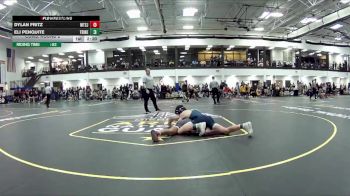 157 lbs Cons. Round 2 - Dylan Fritz, Mount St Joseph vs Eli Penquite, Trine