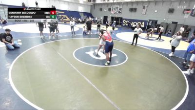 285 lbs Cons. Round 2 - Benjamin Escobedo, Titan Mercury Wrestling Club vs Hayden Sheridan, OCRTC