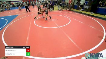 75 lbs Semifinal - Hunter Smith, Wagoner Takedown Club vs Ewan Hunter, Owasso Takedown Club