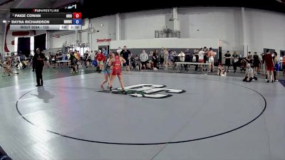 125 lbs Champ. Round 3 - Paige Cowan, Ohio vs Rayna Richardson, Michigan Matcat Wrestling Club