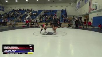 110 lbs Semifinal - Leslie De Anda, Bakersfield College vs Krystal Corona, University Nevada Las Vegas