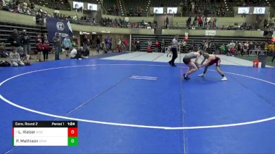 105 lbs Cons. Round 2 - Landon Rieber, West Salem Bangor vs Pearce Mathison, Sparta Parks And Rec Wrestling