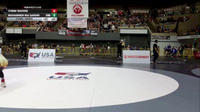 Intermediate Boys - 93 lbs Cons. Semis - Muhammed Isa Qasuri, Elk Grove Wrestling Academy vs Jymini Waters