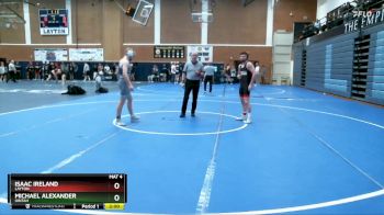 126 lbs Champ. Round 2 - Michael Alexander, Uintah vs Isaac Ireland, Layton