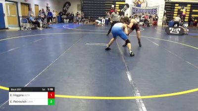 145 lbs R-32 - Ethan Higgins, Bethel Park vs Evan Petrovich, Connellsville