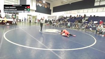 100 lbs Champ. Round 1 - Elisa Orosco, Sierra Vista vs Aleah Santellan, Magnolia