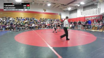 138 lbs Consi Of 8 #2 - Ian Spencer, Keene vs Cam Stickney, Milford