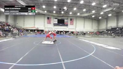 174 lbs Semifinal - Luke Chernaski, Cortland vs Ryan Closterman, Cortland