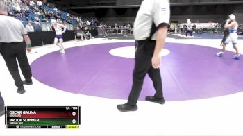 5A - 106 lbs Semifinal - Oscar Gauna, Goddard vs Brock Slimmer, Spring Hill