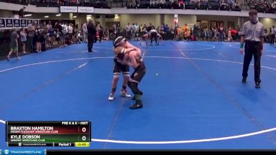 Round 1 - Braxton Hamilton, Mount Pleasant Wrestling Club vs Kyle Dobson, Ankeny Wrestling Club