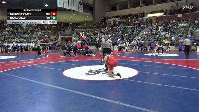 6A 115 lbs Cons. Semi - Divija Vijay, Little Rock Central High School vs Serenity Platt, CABOT HIGH SCHOOL