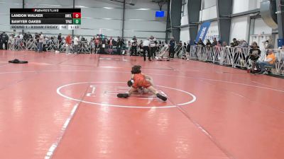 72 lbs Round 1 - 9:00am Friday - Sawyer Oakes, PA Silver vs Landon Walker, America Elite