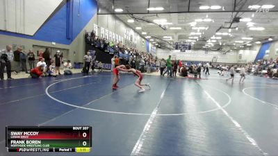 88 lbs Cons. Round 3 - Frank Boren, Northside Wrestling Club vs Sway McCoy, Logan Grizz