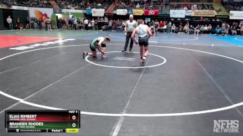 160 lbs Cons. Round 3 - Branden Rhodes, Colony High School vs ELIAS RIMBERT, Chugiak High School