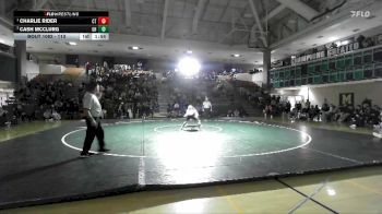 113 lbs 1st Place Match - Charlie Rider, Cherokee Trail vs Cash McClurg, Granite Hills