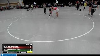 155 lbs Cons. Round 3 - Ellie Higginbotham, Missouri vs Alexandra Grow, Nebraska Wrestling Academy