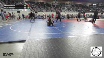 101 lbs Round Of 16 - Paisley Heflin, Northeast Take Down Club vs Millie Rumsey, Pawhuska Huskies JH